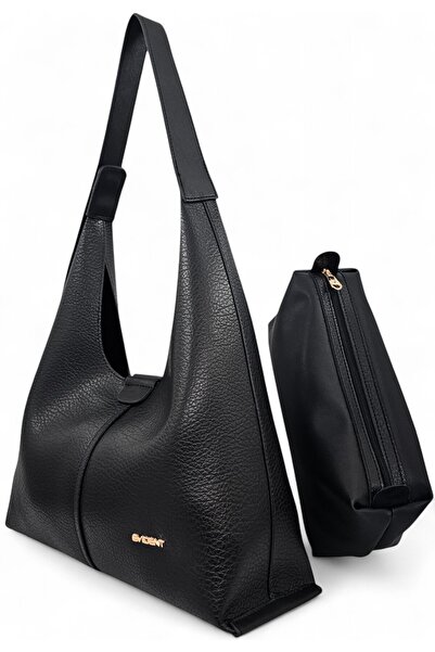 Evident Soft Textured Women's Shoulder Bag with Black Puppy Adjustable Lock Strap