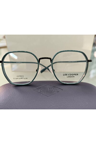 Lee Cooper Haki yeşil geometrik Optik çerçeve