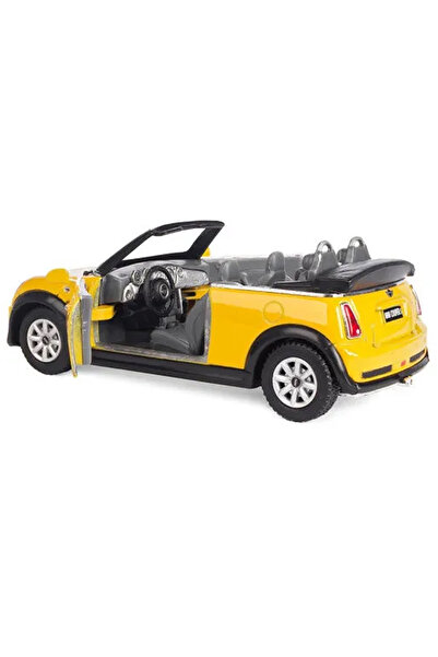 Kinsmart Mini Cooper S Convertible 1:36 Scale Die Cast Model Car Pull Back Action with Openable Doors