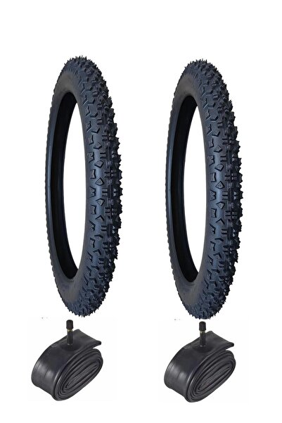 Genel Markalar 16 Jant Bisiklet Ön - Arka İç ve Dış Lastik Seti (16 X 1.95) E...