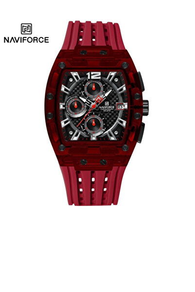 Naviforce نافي فورس ساعة كوارتز للرجال بخاصية عرض التاريخ التلقائي والاسبوع و...