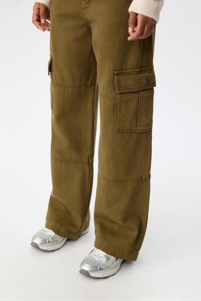 Stradivarius Düz kargo pantolon