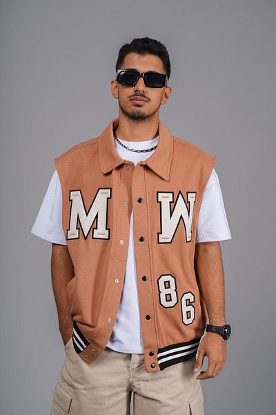 king brich Ribbed Oversize Cut Men's Vest