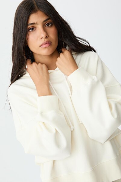 Stradivarius Star and leopard print hoodie