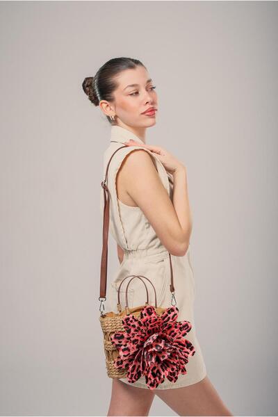 ÇÇS Kadın 17955 Hasır Omuz Çantası