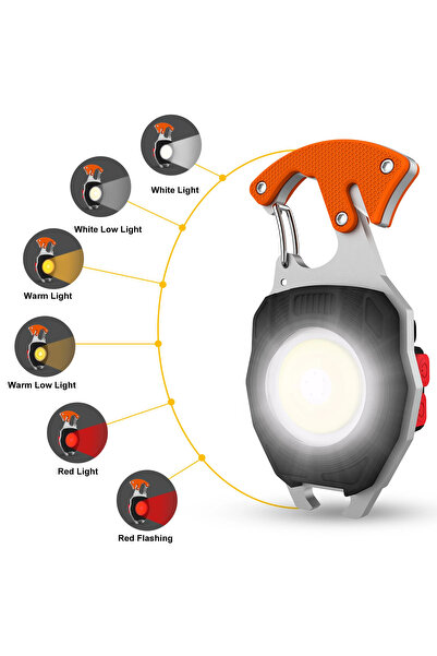 PowerDec Powerde.x Pd-808 Çok Fonksiyonlu Mini Projektör Lamba & Şarjlı El Fe...