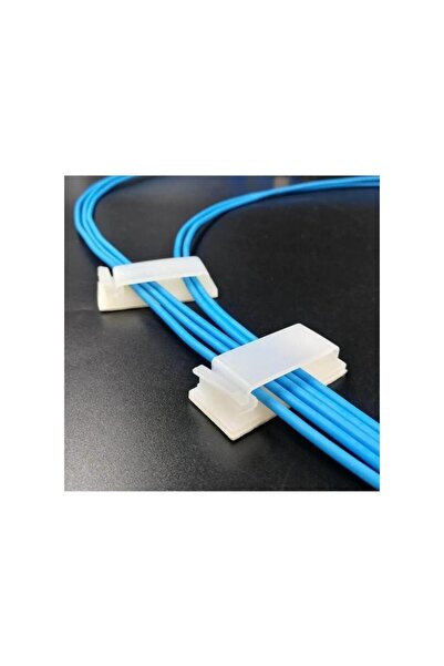 3B Trend Yapışkanlı Kablo Toplayıcı 8 Adet Masa Kablo Düzenleyici Klips Duvar...