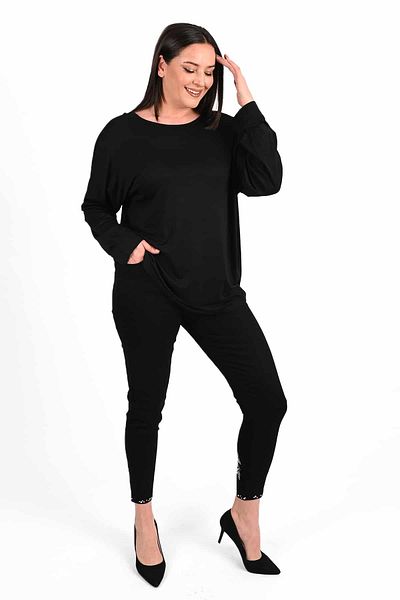 Bigsize Women's blouse plus size animal print 1445-23