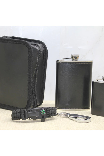 SepetBudur Set of 2 Water Bottles with Case Alk3941