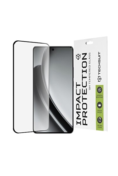 Techsuit Protector de ecran pentru Realme GT 6/GT 6T, acoperire completă 111D...