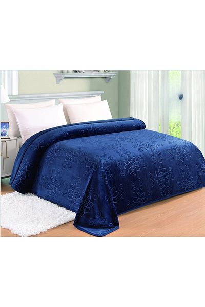 Gerenic Double lightweight blanket with engraved pattern, weight 2 kg, size 220 x 240 cm