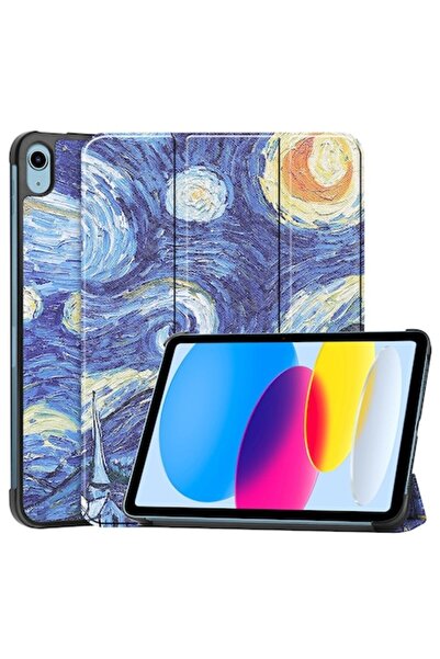 Madviun Husa pentru iPad 10 2022 10.9, FoldPro, J50, Microfibra, Starry Night