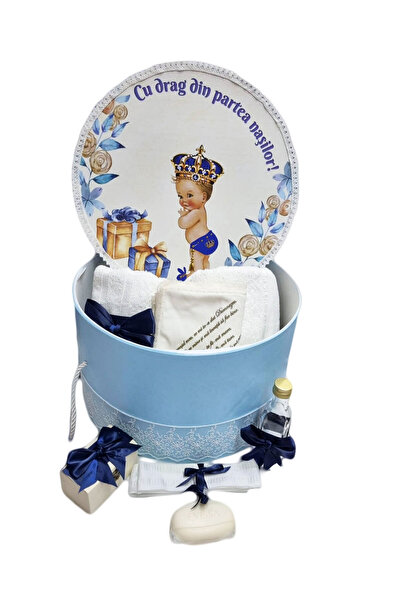 fantasialand Trusou botez complet si cutie decorativa, model Sacred Ceremony ...