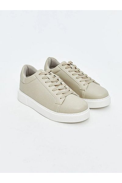 LC Waikiki LCW STEPS Pantofi sport de damă cu șireturi bej