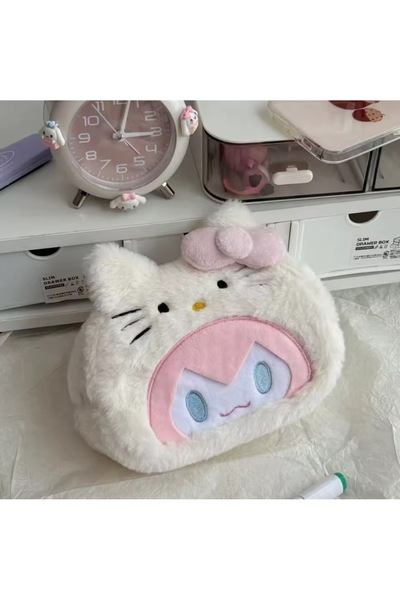 Kawaii Suport pentru stilou de pluș Hello Kitty Hatsune Miku