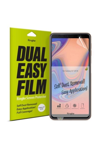 OEM Protector de ecran pentru Samsung Galaxy A7 2018 (Set de 2), Ringke Dual ...