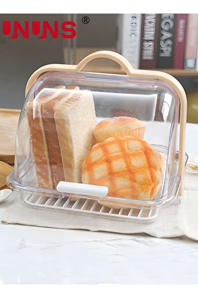 Generic Bread Basket,Portable Food Serving Basket With Acrylic Cover For Brea...
