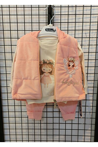 NURTOPU Baby Girl Suit 3 Pieces Cotton Fabric and Good Quality