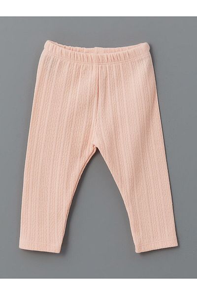 LC Waikiki New Season Basic Baby Girl Leggings with Elastic Waist