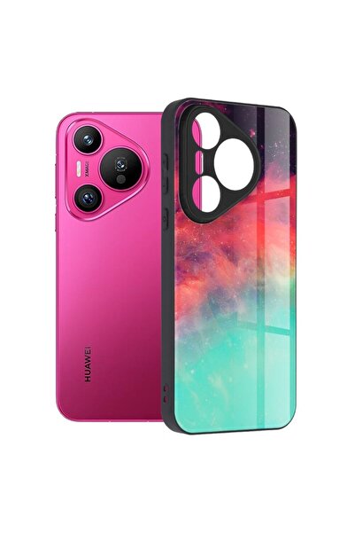 Techsuit Husa pentru Huawei Pura 70, Glaze Series, V24, Policarbonat, Fiery Ocean