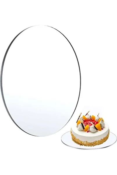 Generic TPGP Round Acrylic Cake Disc 30cm, Cake Blanks Plexiglass Sheet, Cake Board DIY Painting Christmas