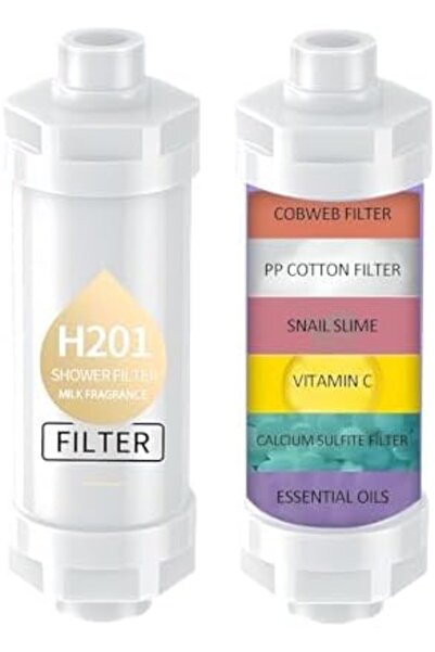 Türkiye فلتر الدش، فلتر مياه الدش - غني بفيتامين سي - منقي المياه العسيرة - يزيل الكلور