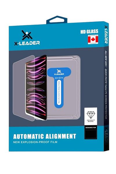 Xleader IPAD 1.02 - X-LEADER Transparent Screen Protector for iPad – Scratch-Resistant & Easy Install
