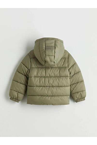 LC Waikiki LCW KidsHaki Kapüşonlu Erkek Çocuk Şişme Mont