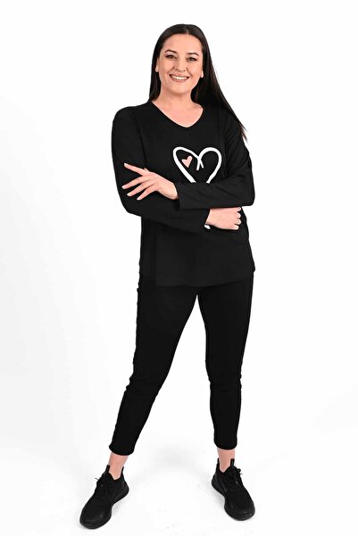Bigsize Women's blouse, heart sizes 1433-23