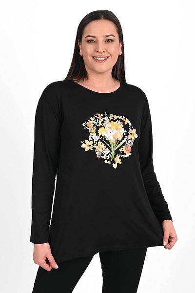 Bigsize Women's blouse plus sizes Bouquet 1431-23