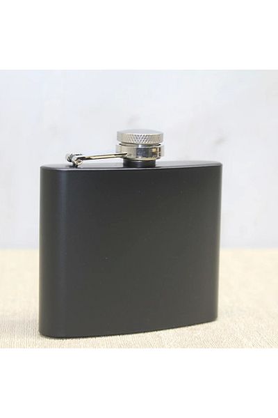 SepetBudur Single Black 5 oz Flask Alk3898