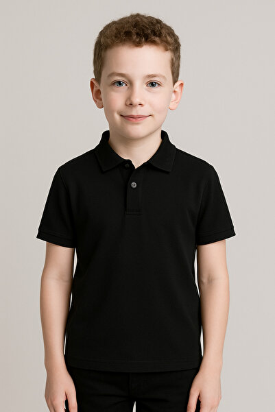 Machetta Children's Plain Polo Neck T-Shirt School Color