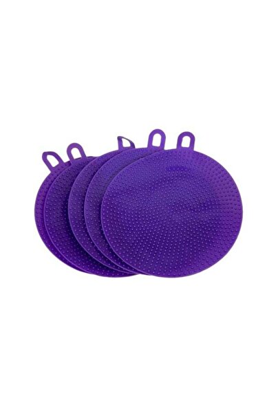 Generic 5 Pcs Random Colors Multifunctional Oil-Resistant Silicone Dishcloth ...