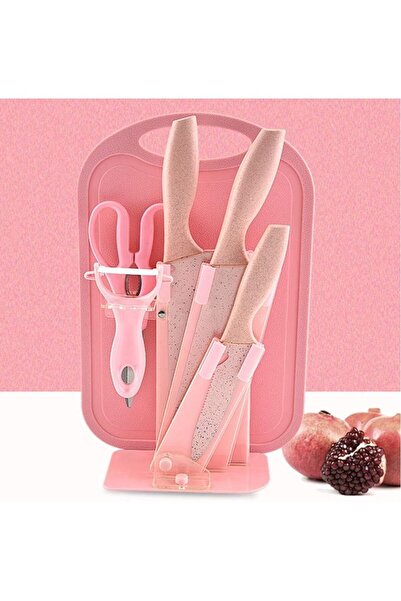 Generic BLOOMING TIME 7-Piece Professional Stainless Steel Knife Set