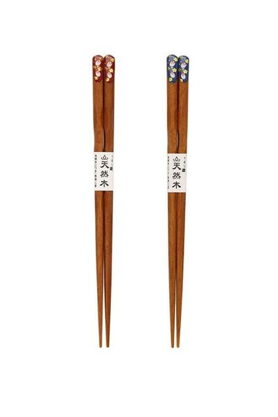 Generic 2 Pair Natural Wooden Chopsticks Sets Reusable Classic Style Chop Sticks