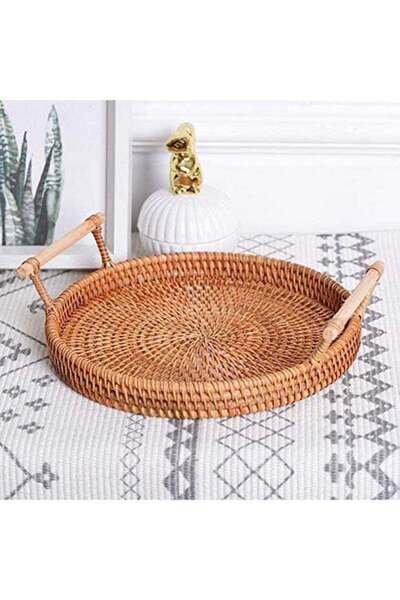 Generic vegetable fruit storage basket brown 22cm