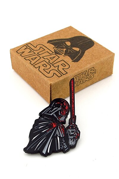 Solfera Darth Vader Anakin Skywalker Star Wars Yaka Çanta Süsü Metal Rozet RX039