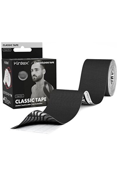 Kıntex - شريط الحركة الكلاسيكي - 5 × 500 سم - أسود