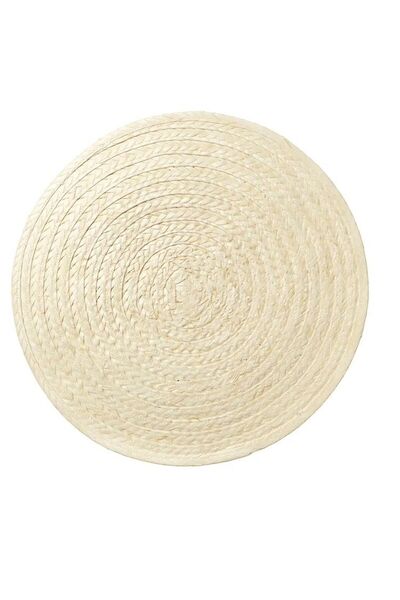 Generic Place mat, palm leaf/natural37 cm