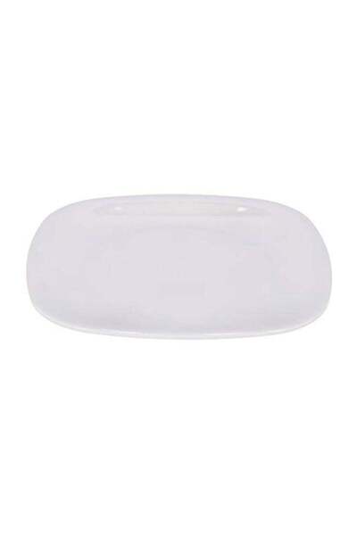 Generic Royalford 7.5'' Square Plate Melamine Ware White 7.5inch