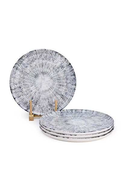 Generic EDESSA Edessa 26.5cm Astin Ceramic Dinner Plate - Multicolor (Set of 4)