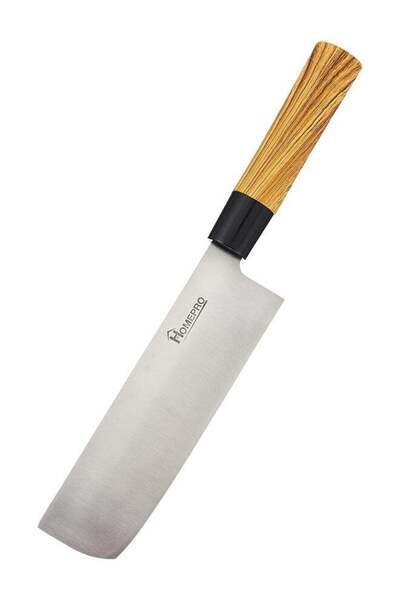 Generic Homepro 7" Nakiri Knife - Precision-Crafted Stainless Steel Blade Woo...