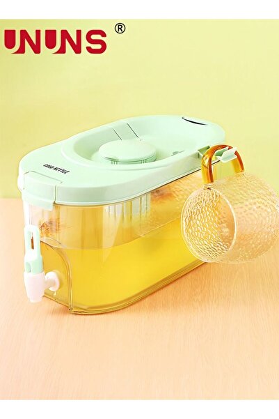 Generic 4L Refrigerator Cold Kettle with Faucet, Plastic Drink Dispenser, Ref...
