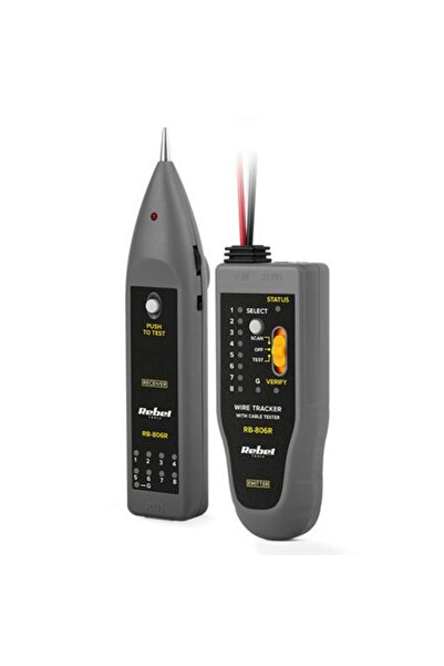 Rebel Cable Tester Features, Crocodile Clips, RJ11
