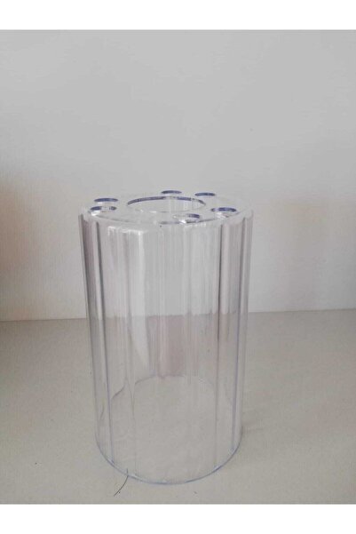 zorbey enet aydınlatma Tekli Avize Camı Şeffaf Boru Cam (mika) *2adet*