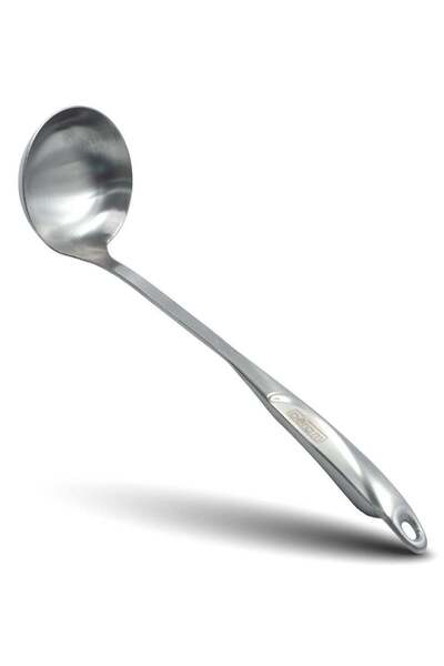 Generic BERAM Soup Ladle 304 Stainless Steel Matte Finish Soup Spoon Kitchen ...