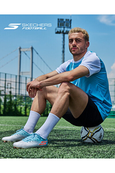 SKECHERS DIAMOND SG RAZOR Erkek Beyaz Krampon 252095 WTQP