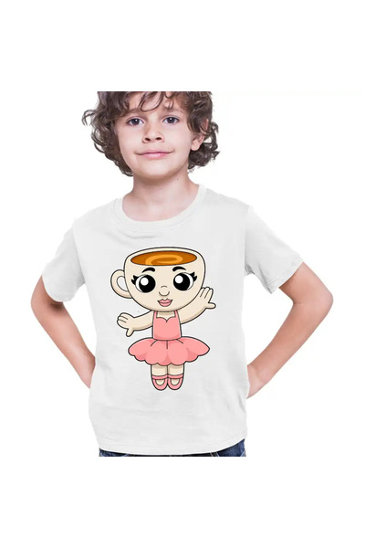 OEM Tricou Copii Baieti Brainrot Ballerina Cappuccina