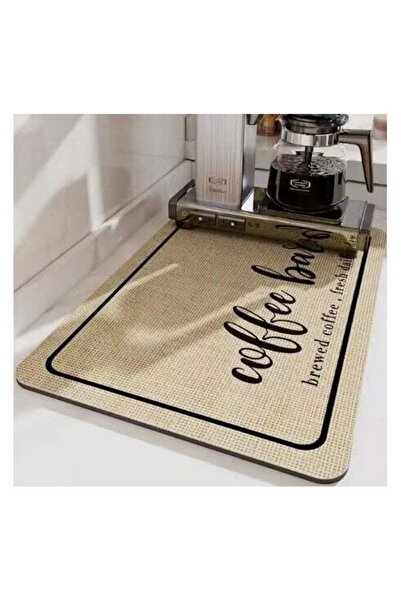 Generic Coffee mat - suitable for kitchen counter coffee pot coffee machine coffee bar accessories dishes a