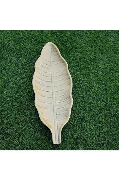 Generic FFD Leaf-Shaped Wooden Serving Tray - Unique Design Platter for Snack...